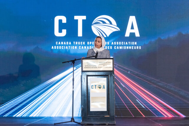 Ontario NDP Deputy Leader MPP Doly Begum, (CNW Group/Canada Truck Operators Association)