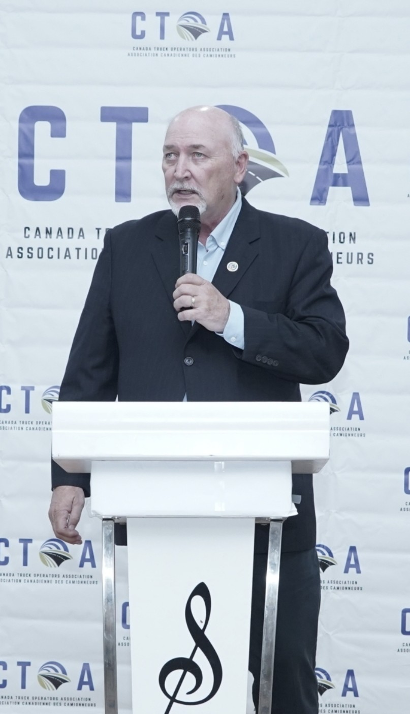 Philip Fletcher, President of the Truck Training Schools Association of Ontario, addressed the importance of proper training, road safety, professional readiness and public confidence in the commercial transportation sector.