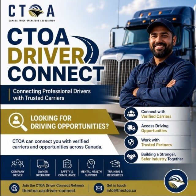 CTOA Drivers Connect - Connecting professional drivers with trusted partners